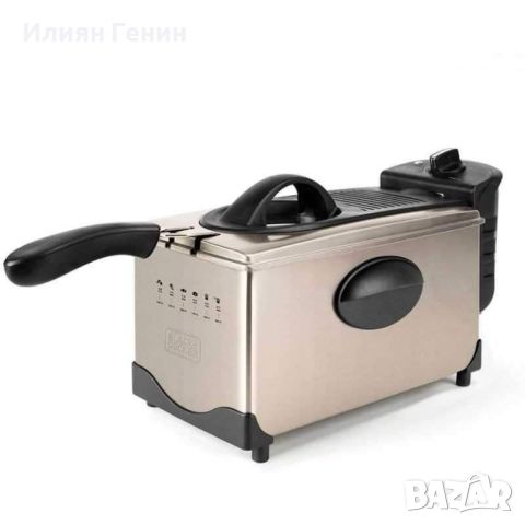 Фритюрник Black & Decker, Капацитет 3л, 2100 W, снимка 1 - Фритюрници - 45420487