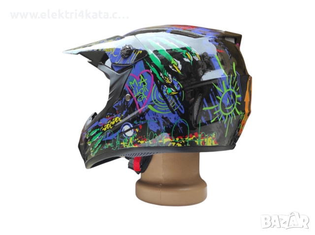 Каска Graffiti Monster, снимка 7 - Аксесоари за велосипеди - 52574710