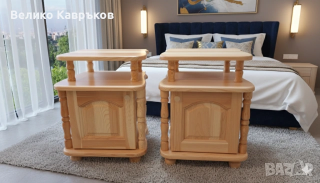 Н. шкафче "Лукс",от масив., снимка 2 - Шкафове - 48719488