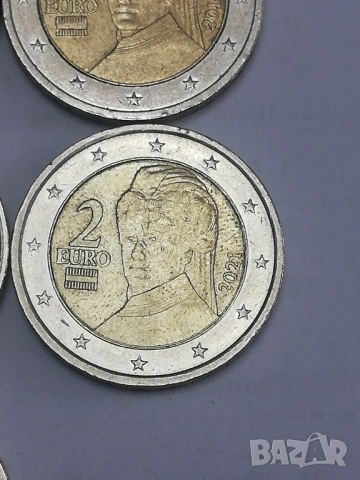 лот 2 евро-Австрия различни години, снимка 7 - Нумизматика и бонистика - 53237722