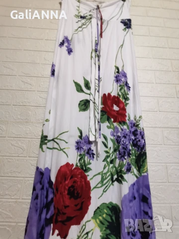 ДЪЛГА СТРАХОТНА ЛЯТНА РОКЛЯ РАЗМЕР L-XL, снимка 2 - Рокли - 51009618