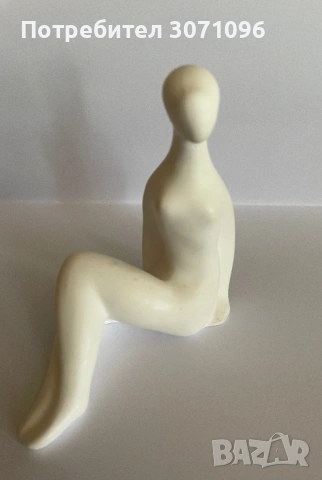 Гипсова соц фигурка, снимка 4 - Антикварни и старинни предмети - 53775260