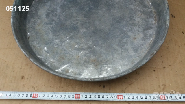 голяма възрожденска кована бакърена тава за агнета , снимка 5 - Антикварни и старинни предмети - 54067921