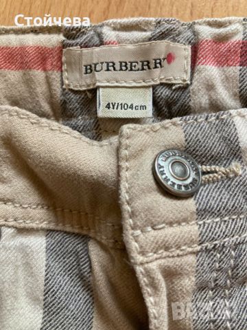 Два детски панталона за момиченце Burberry за 2 и 4 годишно, снимка 6 - Детски панталони и дънки - 46747695