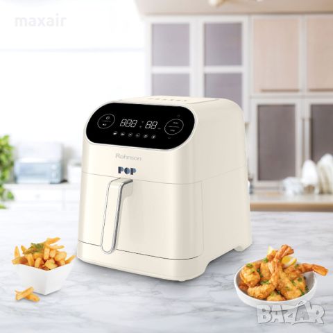 Фритюрник Airfryer Rohnson R-2859C Cream*Безплатна доставка*Гаранция 2 години, снимка 7 - Фритюрници - 45682569