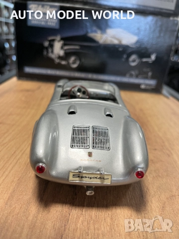 Метална колекционерска количка модел PORSCHE 356A Cabrio 1960 1:18, снимка 7 - Колекции - 52324273