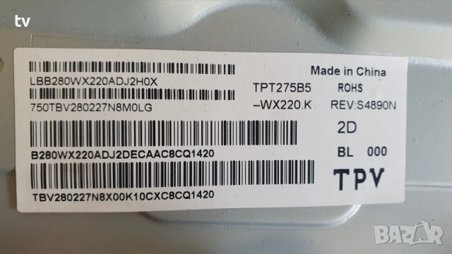 LG 28TK430V на части - 715G8524-M01-B02-004K / 715G7801-P01-W15-0H2S / стойка/крачета