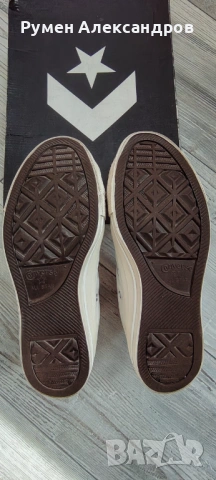 Оригинални бели дамски кецове CONVERSE VINTAGE CTAS-HI EUR38, снимка 10 - Маратонки - 54099955