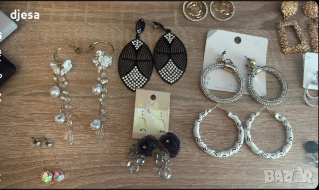 Дамски обеци, снимка 2 - Обеци - 53655575