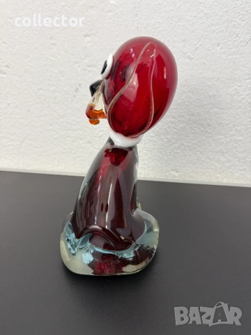 Стъклена фигура на куче / Мурано. №7504, снимка 6 - Антикварни и старинни предмети - 52083961