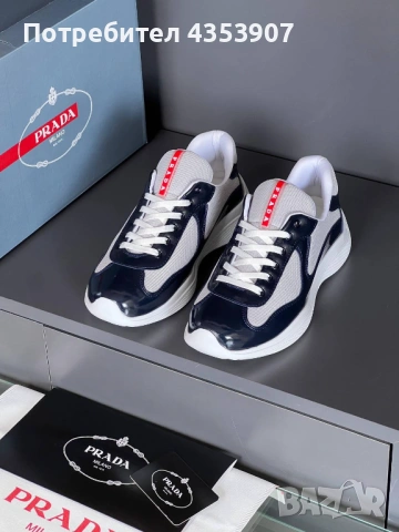 Prada MЪЖКИ маратонки намалени, снимка 4 - Маратонки - 53925486