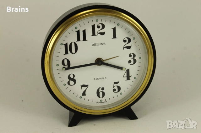  Стар Немски Туристически Будилник DELUXE от 1960-те, снимка 2 - Антикварни и старинни предмети - 51867773