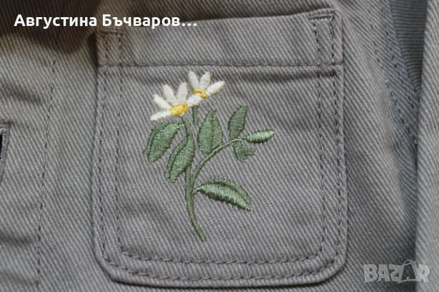 Комплект дънково яке, рокля и клинче H&M, размер 74, снимка 5 - Комплекти за бебе - 50132537