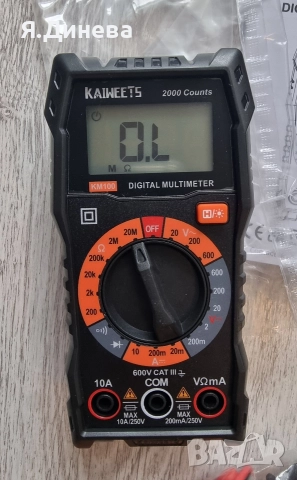 Цифров мултицет Kaiweets, снимка 4 - Друга електроника - 52674592