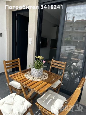 Два нови апартамента в Паралия Офринио, Гърция , снимка 7 - Почивки в Гърция - 46392818