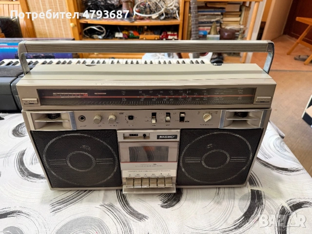 Радиокасетофон Masako, снимка 2 - Радиокасетофони, транзистори - 54165625
