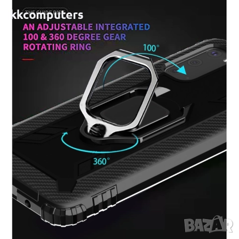 Samsung Galaxy S20 Plus Удароустойчив Carbon Fiber/ Finger Ring Калъф и Протектор, снимка 5 - Калъфи, кейсове - 51953849