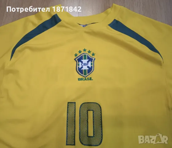 Тениска Бразилия/Brazil, RONALDINHO 10, снимка 5 - Футбол - 48726008