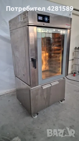 Немски конвектомат-фурна Wieseu със стойка и пароуловител