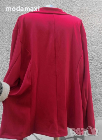 4XL - Ново червено сако , снимка 5 - Сака - 51948413