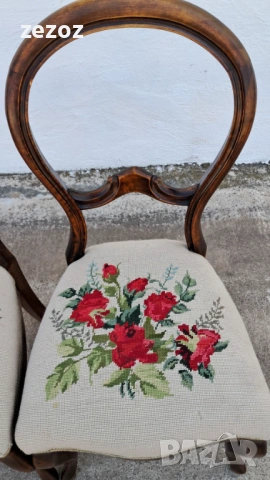 Столове ретро 2бр.№066, снимка 6 - Столове - 54262598