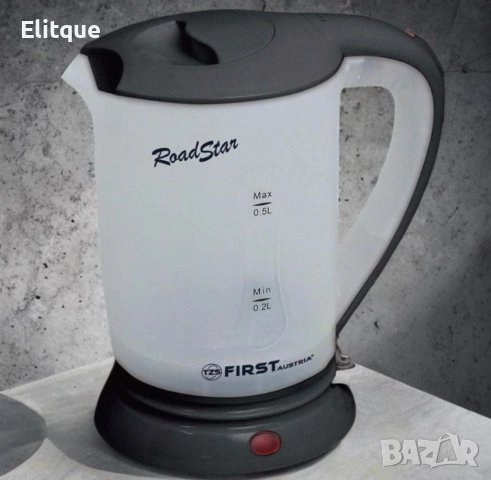 Електрическа туристическа кана - 600W, 0,5 литра, включени 2 пластмасови чаши FIRST, снимка 5 - Друга електроника - 52854847