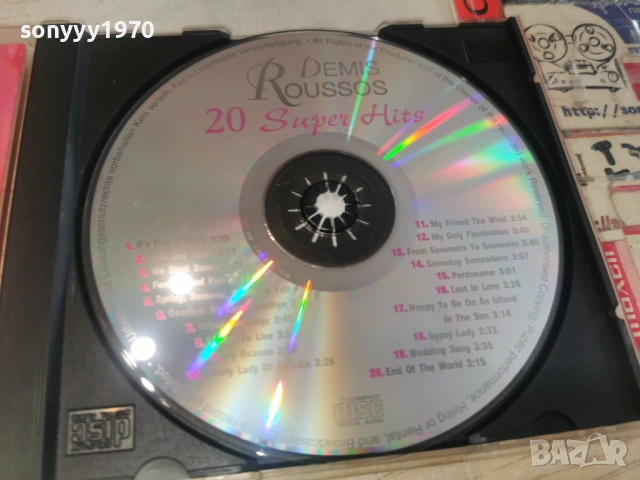 DEMIS ROUSSOS CD 0302261113, снимка 2 - CD дискове - 53334762
