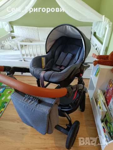 Бебешка количка Tutek GRANDER Play 3в1 G3 + ПОДАРЪК, снимка 13 - Детски колички - 51316244