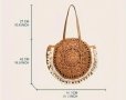 Нова кръгла чанта с бохемски акцент , цена 40 лв, снимка 6