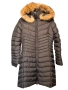 Промоция!!! Страхотно дълго зимно яке с гъши пух и богат естествен косъм Moncler Монклер, снимка 5