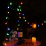 Соларно коледно LED осветление, 60 броя, 6 метра, снимка 3