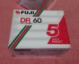 FUJI DR 60 Пакет от 5 бр. нови аудио касети, снимка 3