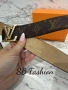 Louis Vuitton колан естествена кожа в кутия, снимка 4