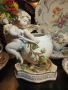 Sitzendorf Germany  Circa 1904 - “Вазата с херувима” Код P2179, снимка 7
