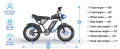 НОВО!! Електрически Велосипед YVY C20 (Q20) 750W 20AH FATBIKE, снимка 4