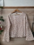 Блуза с пайети в бежово Vero Moda , снимка 5