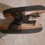 Чехли на платформа, тип Birkenstock, нови 38 естествена кожа и еко, снимка 4