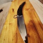 Стара сойка от биволски рог с орнаменти н, снимка 7