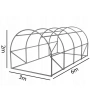 Здрава конструкция за оранжерия - поцинковани тръби и лесен монтаж, снимка 3
