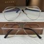 Gucci 2024 мъжки дамски унисекс слънчеви очила авиатор 5 цвята, снимка 4