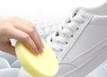 Паста за почистване на бели обувки