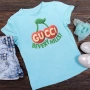 Gucci Bevery Hills/ Гучи дамска, къс ръкав, памучна тениска, розова, синя, бяла тениска, щампа, снимка 2