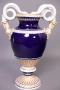 Meissen Майсен кобалтово синя ваза 39см 1во качество 1930г., снимка 1