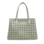 Модерна дамска чанта с перфорация, снимка 6