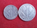 1,2 франка 1942,1943 г. Германска окупация. Франция, снимка 2