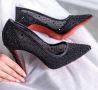 Обувки на ток - черни - MR1, снимка 1 - Дамски обувки на ток - 45664762
