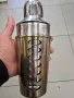 метален шейкър с рецепти, снимка 1