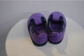 Детски пантофи MISHANSHA с пета №24 – лилави, филцови, топли, с противоплъзгаща подметка, снимка 3