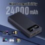 Power Bank 27 000 mAh – Бързо зареждане, Вградени кабели, LED дисплей, снимка 3