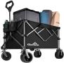 Нова Сгъваема Транспортна количка за багаж 200Л 150кг Плаж Къмпинг